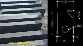 Bó vỉa bồn hoa bê tông giả đá 15x20x100cm