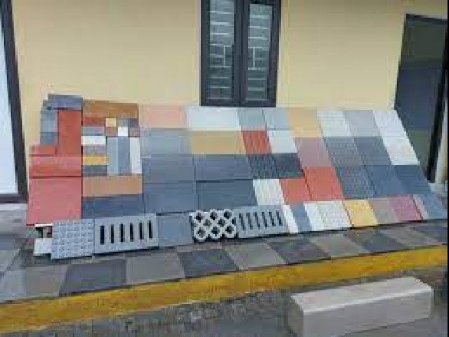 Các bước sản xuất gạch vỉa hè bê tông giả đá-Hạ tầng Bắc Việt